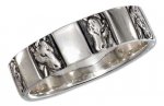 Unisex Horse Band Ring