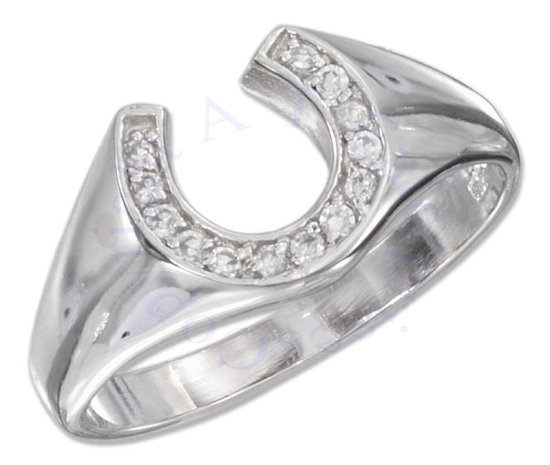 Unisex Horseshoe Ring - Click Image to Close