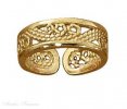 Gold Vermeil Open Weave Toe Ring
