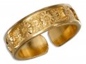 Gold Vermeil Flowers Toe Ring