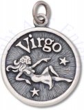 Virgo Virgin Practical Zodiac Horoscope Symbol Charm