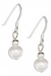 Freshwater And Faux Pearl Earrings