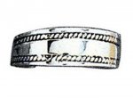 Plain Wide Graduated Band Rope Edging Adjustable Toe Ring