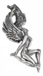 Partially 3D Winged Fairy Pendant