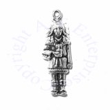 3D Standing Wooden Native Indian Charm With Cigars