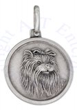 Engraveable Yorkshire Terrier Dog Medallion ID Charm Or Pendant