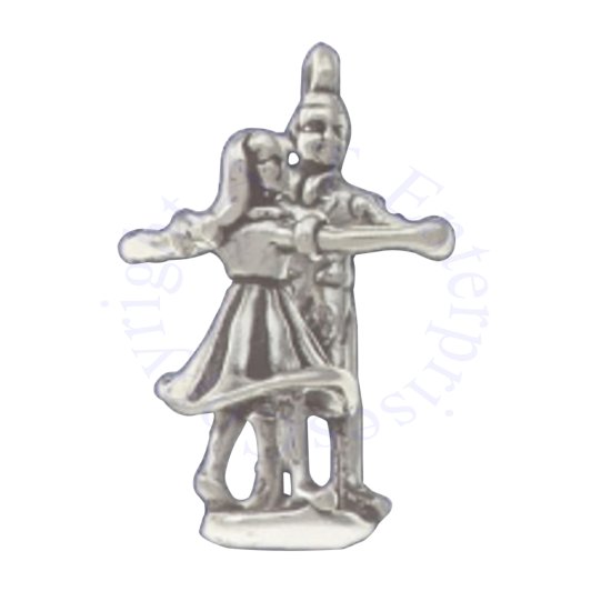 Young Dancing Couple 3D Charm - Click Image to Close
