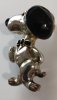 Vintage Heavy Fashion Snoopy Like Dog Brooch Or Pendant