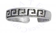 Greek Key Toe Ring