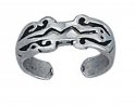 Cave Drawing Reptile Lizard Toe Ring For Petite Toes