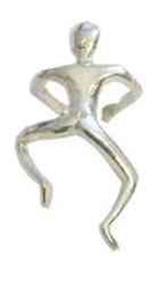 Left Nonpiercing Large Climbing Man Outer Ear Cuff Wrap Left Nonpiercing Large Climbing Man Outer Ear Cuff Wrap