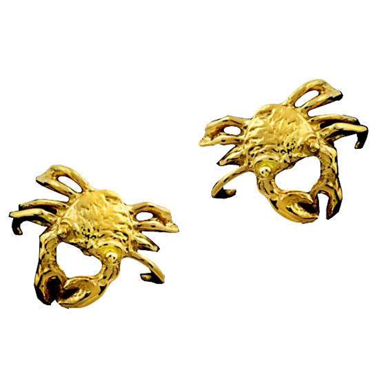 Gold Vermeil Pierceless Left And Right Ocean Crab Ear Cuff Gold Vermeil Pierceless Left And Right Ocean Crab Ear Cuff