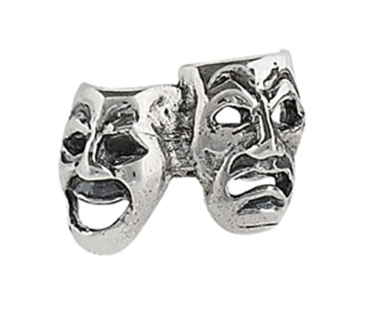 Nonpiercing 6mm Comedy Tragedy Drama Masks Ear Cuff Nonpiercing 6mm Comedy Tragedy Drama Masks Ear Cuff