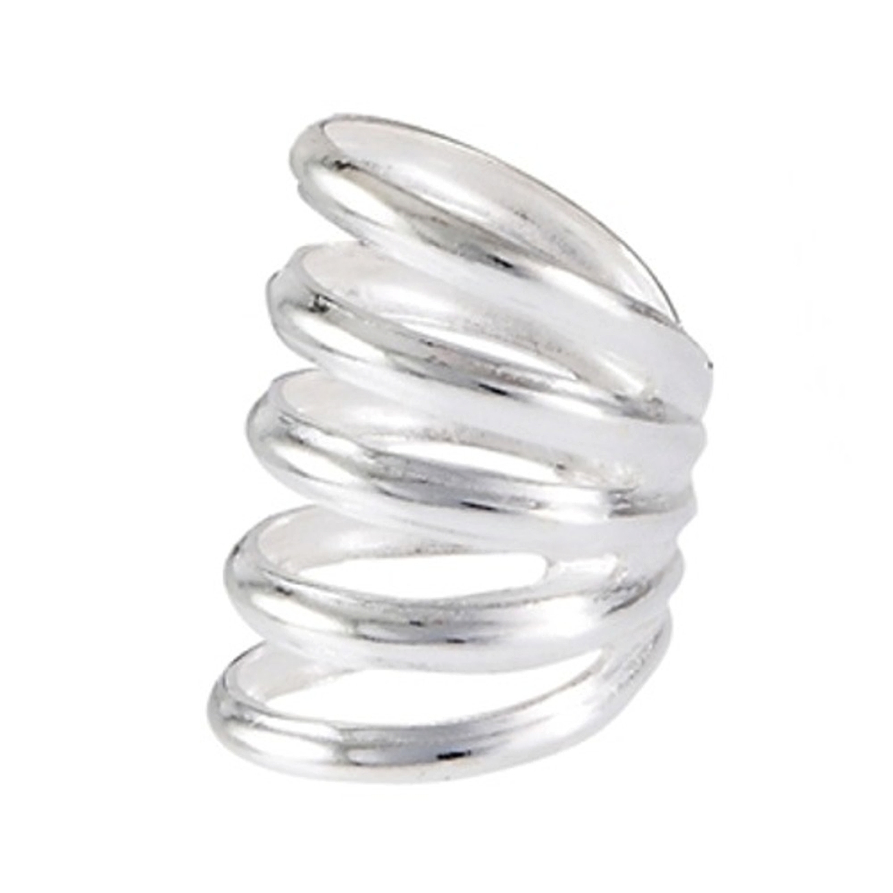 Nonpiercing Five 5 Band Row Ear Cuff Wrap 10mm Diameter Nonpiercing Five 5 Band Row Ear Cuff Wrap 10mm Diameter