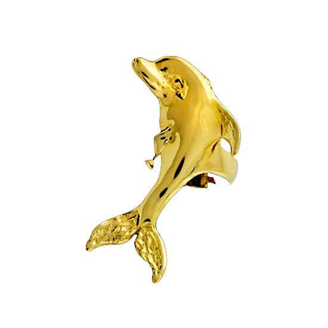 Left Only Gold Vermeil Dolphin Ear Cuff Wrap Left Only Gold Vermeil Dolphin Ear Cuff Wrap