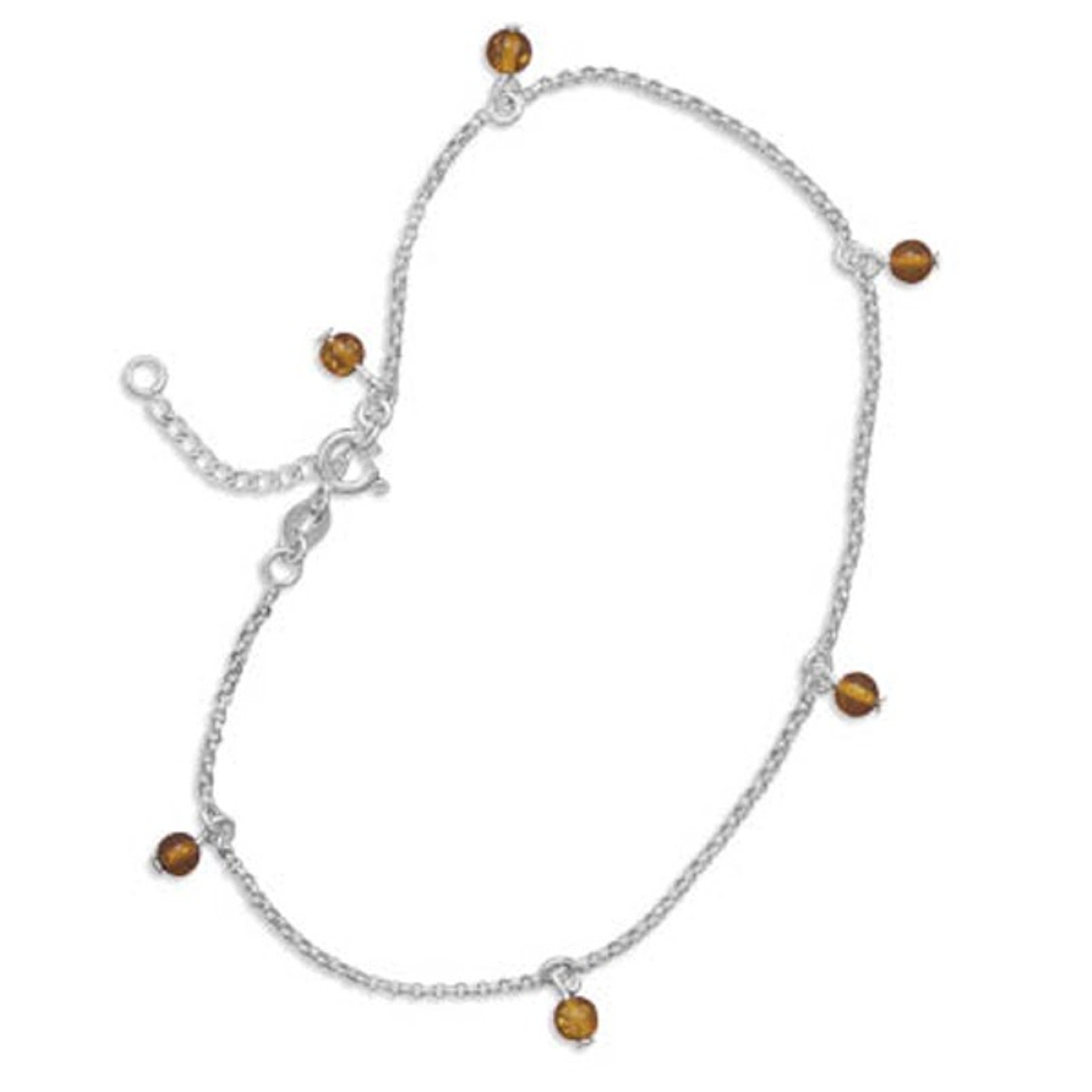 9+1 Dangling Genuine Baltic Amber Ball Charms Ankle Bracelet Anklet 9+1 Dangling Genuine Baltic Amber Ball Charms Ankle Bracelet Anklet