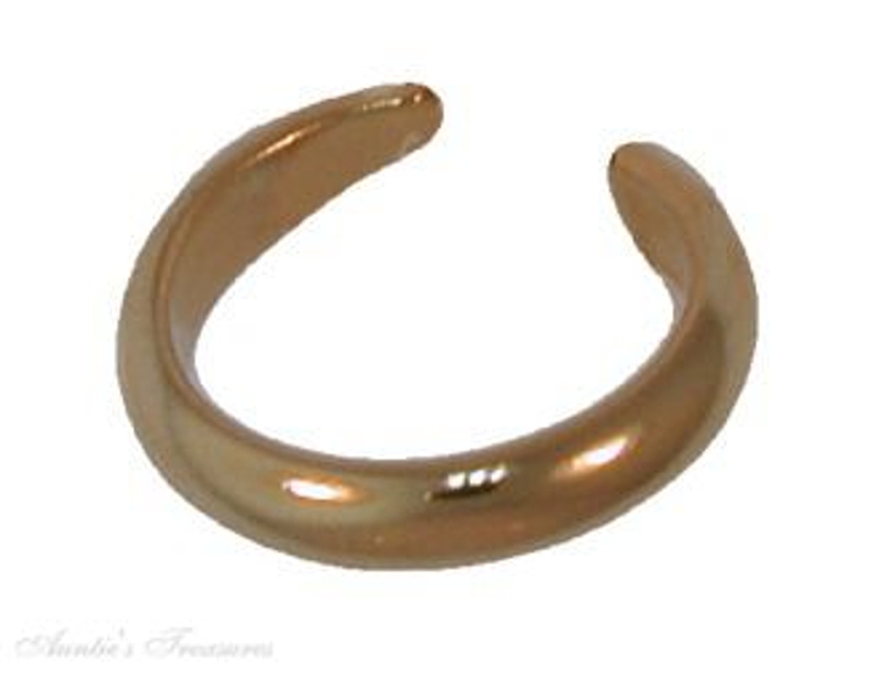 Gold Filled Nonpiercing Thick Half Rounded Band Ear Cuff Gold Filled Nonpiercing Thick Half Rounded Band Ear Cuff