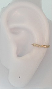 Left Or Right Twisted Gold Filled Fancy Tiny Butterfly Band Ear Cuff Left Or Right Twisted Gold Filled Fancy Tiny Butterfly Band Ear Cuff