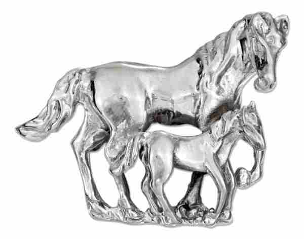 3D Equestrian Horse Colt Brooch Lapel Pin 3D Equestrian Horse Colt Brooch Lapel Pin