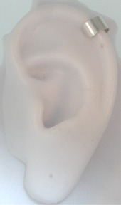Left Or Right Nonpiercing Mini Flat Band Upper Ear Cuff Left Or Right Nonpiercing Mini Flat Band Upper Ear Cuff