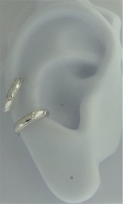 Left Or Right Nonpiercing Thin Fancy Flower Band Ear Cuff Left Or Right Nonpiercing Thin Fancy Flower Band Ear Cuff