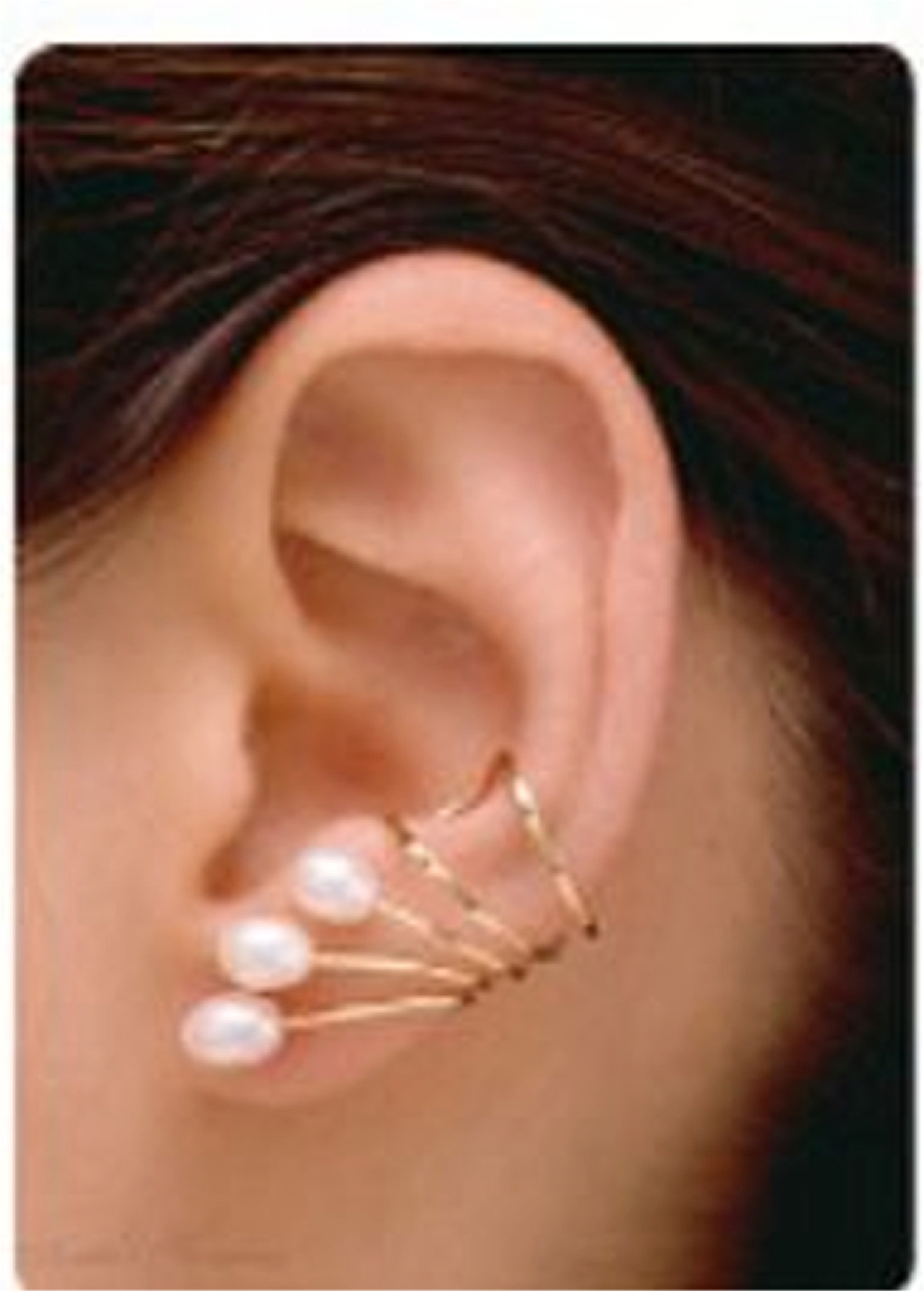 Sterling Silver Pierceless Left Only Ear Cuff Wrap Earrings Sterling Silver Pierceless Left Only Ear Cuff Wrap Earrings