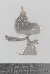 Vintage 1965 Snoopy World War I Flying Ace Versus Red Barron Charm Vintage 1965 Snoopy World War I Flying Ace Versus Red Barron Charm