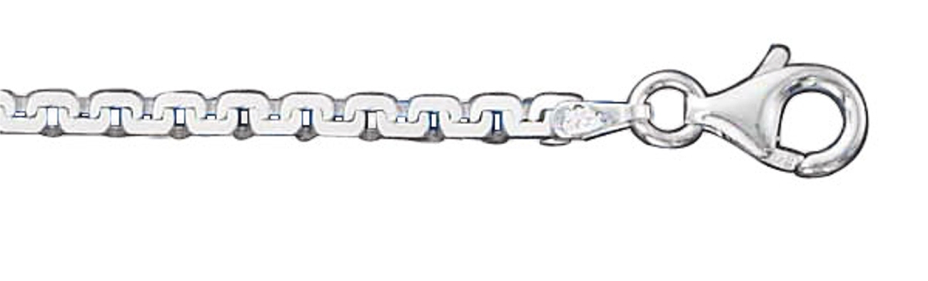 California Box Chain Bracelet Necklace 2mm California Box Chain Bracelet Necklace 2mm