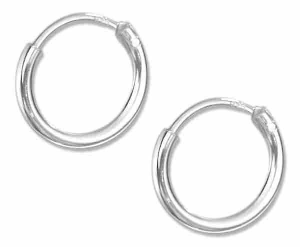 10mm Diameter Endless Hoop Earrings 10mm Diameter Endless Hoop Earrings
