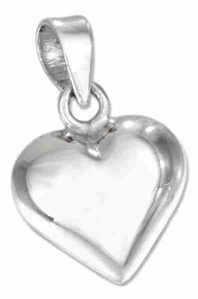 Small Puffed Heart Pendant Small Puffed Heart Pendant