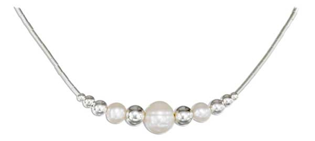 Single Strand Eleven Graduated Beads Pearl Choker Necklace Single Strand Eleven Graduated Beads Pearl Choker Necklace