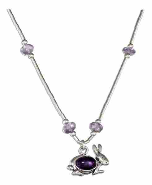 Amethyst Rabbit Necklace Amethyst Rabbit Necklace