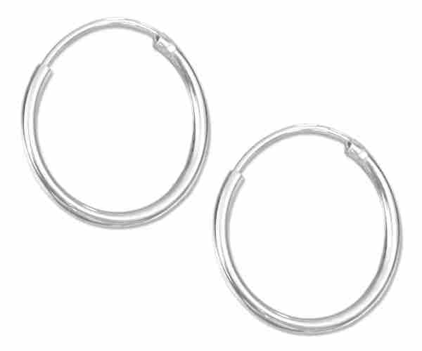16mm Diameter Endless Hoop Earrings 16mm Diameter Endless Hoop Earrings