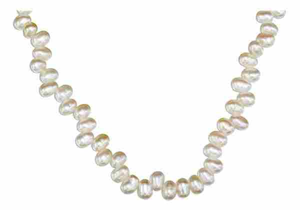 Freshwater Pearl Necklace White Stick Pearls Freshwater Pearl Necklace White Stick Pearls
