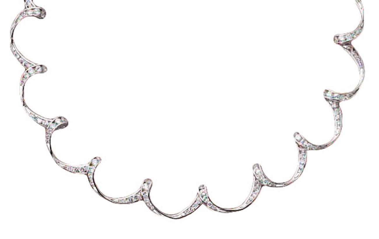 Cubic Zirconia Swags Necklace Cubic Zirconia Swags Necklace