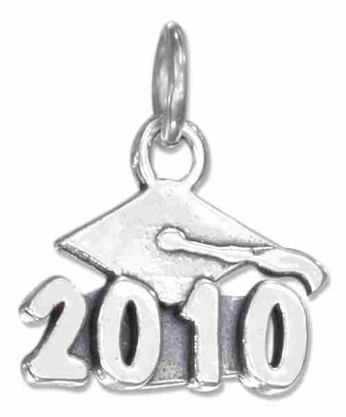 Class Of 2010 Graduation Mortarboard Cap Charm Class Of 2010 Graduation Mortarboard Cap Charm