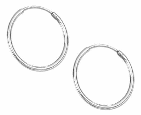20mm Diameter Endless Hoop Earrings 20mm Diameter Endless Hoop Earrings