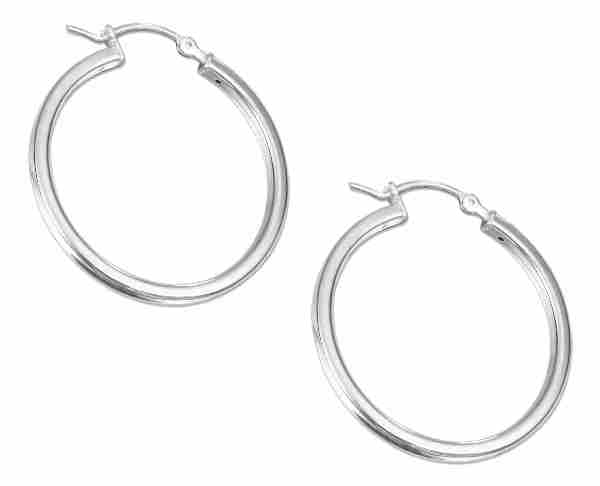 Square Hoop Earrings 30mm Square Hoop Earrings 30mm