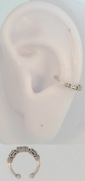 Left Or Right Five Charm Bali Style Middle Inner Ear Cuff Left Or Right Five Charm Bali Style Middle Inner Ear Cuff