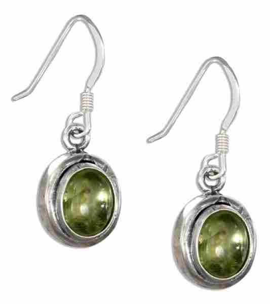 Oval Peridot Earrings Oval Peridot Earrings