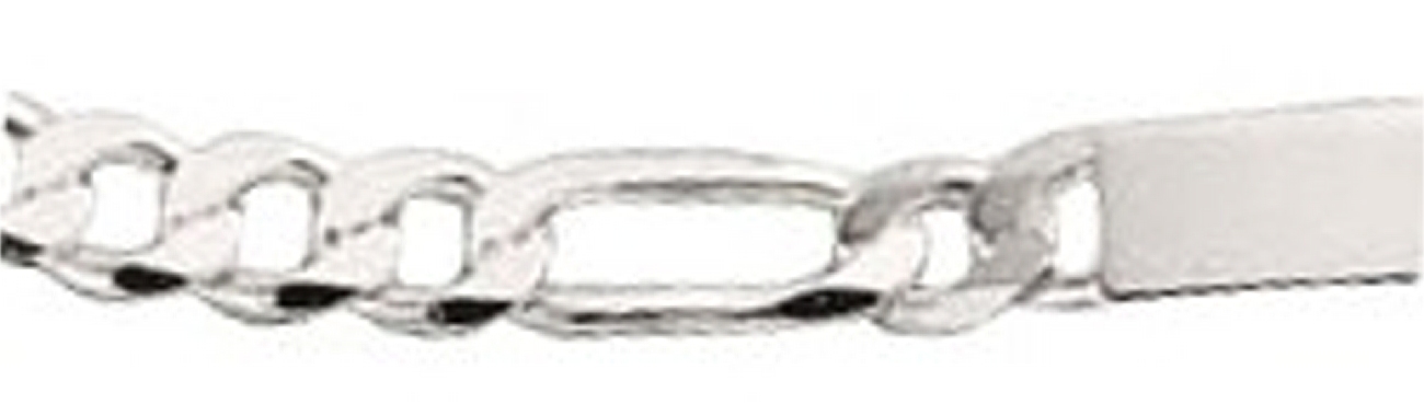 ID Bracelet Figaro 180 7 Inch ID Bracelet Figaro 180 7 Inch