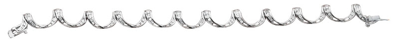 Cubic Zirconia Swags Bracelet Cubic Zirconia Swags Bracelet