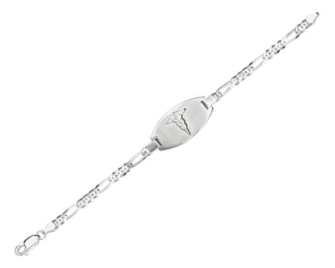 Medical Emergency Bracelet Caduceus 7 Inch Medical Emergency Bracelet Caduceus 7 Inch
