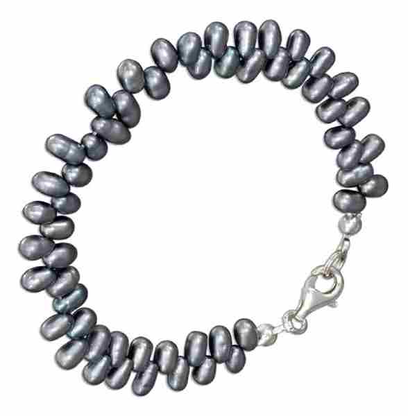 Gray Freshwater Pearl Bracelet Gray Freshwater Pearl Bracelet