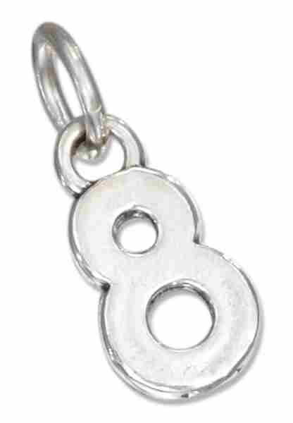 Small Number Eight 8 Charm Small Number Eight 8 Charm