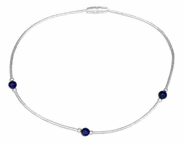 Beaded Lapis Ankle Bracelet Beaded Lapis Ankle Bracelet