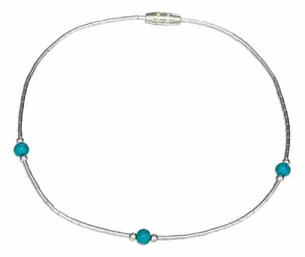 Beaded Turquoise Ankle Bracelet Beaded Turquoise Ankle Bracelet
