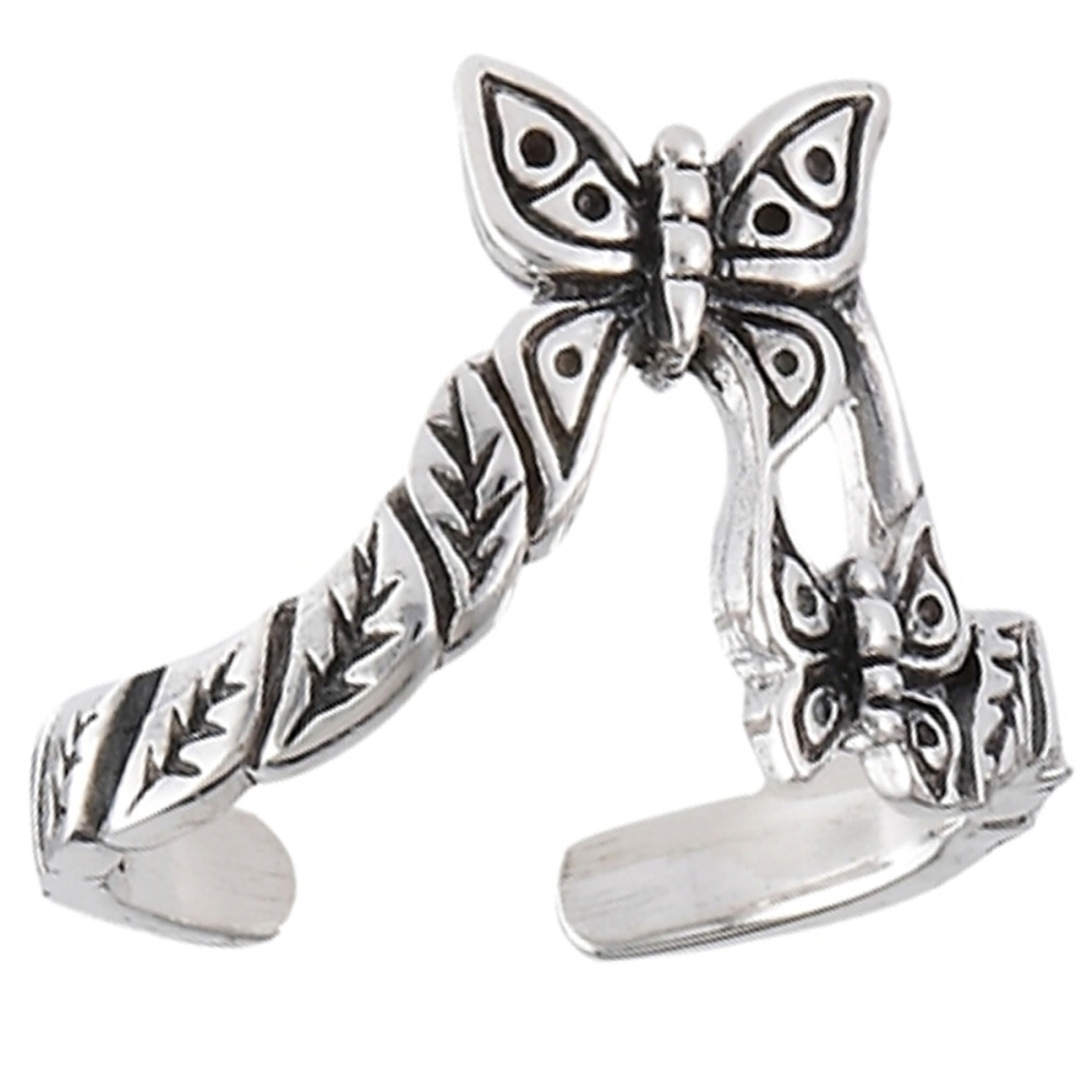 Adjustable Flying Butterflies Toe Ring Adjustable Flying Butterflies Toe Ring