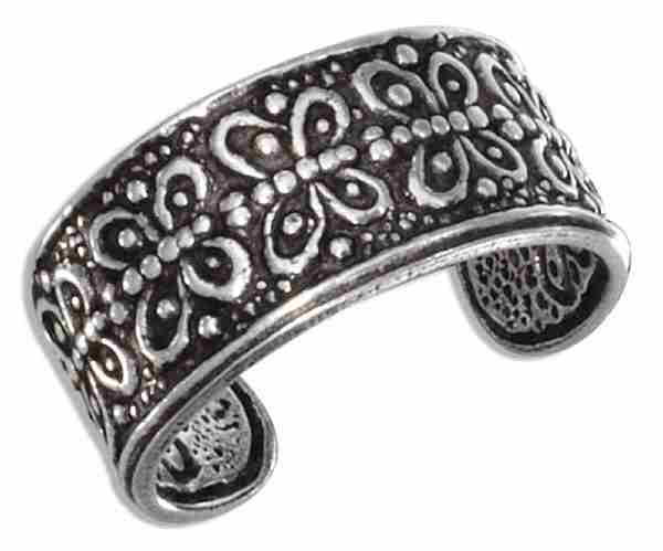 Butterfly Pattern Toe Ring Butterfly Pattern Toe Ring