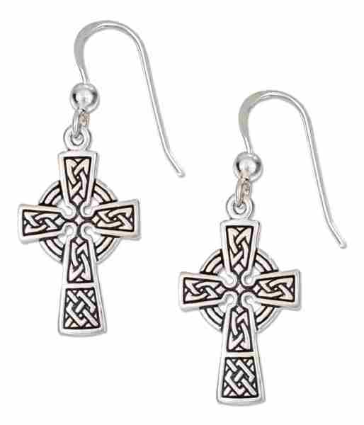 Celtic Cross Dangle Earrings Celtic Cross Dangle Earrings